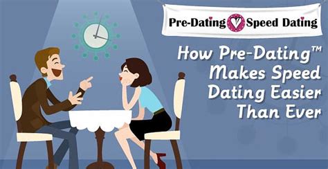 pre dating speed dating reviews